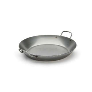 De Buyer paella pánev CARBONE PLUS Ø 50 cm – ocelová, 2 ucha (indukce)