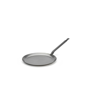 de Buyer CARBONE PLUS – ocelová pánev na palačinky Ø 26 cm (uhlíková ocel), indukce