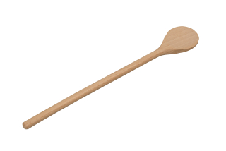 Kulatá dřevěná vařečka 30 cm – bukové dřevo, FSC