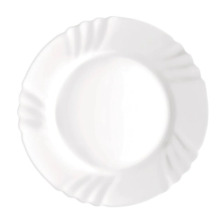 Bormioli Rocco Ebro – dezertní talíř 20 cm, bílý (opalové tvrzené sklo) | BR-812-36