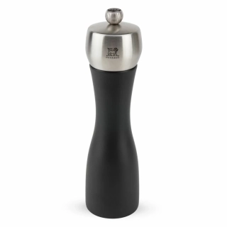 Peugeot Fidji ruční mlýnek na pepř 20 cm – černý mat, bukové dřevo PEFC, nerezová hlavice, ocelový mechanismus s doživotní zárukou