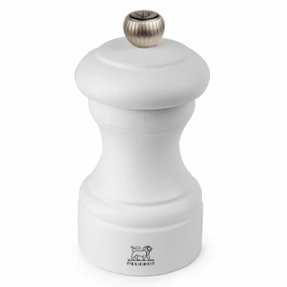 Peugeot Bistro ruční mlýnek na pepř 10 cm – bukové dřevo, matně bílý (SKU 24215).