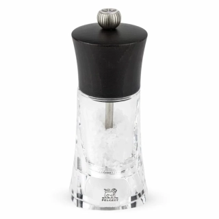 Peugeot Oléron ruční mlýnek na sůl 14 cm – bukové dřevo, akryl, spirálový mechanismus, doživotní záruka