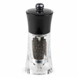 Peugeot Molène ruční mlýnek na pepř 14 cm – černý akryl, ocelový mechanismus, doživotní záruka