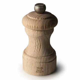 Peugeot Bistro Nature ruční mlýnek na sůl 10 cm – bukové dřevo (PEFC), přírodní finiš