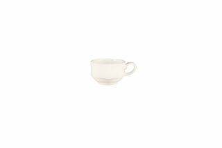 RAK Porcelain Bravura šálek na espresso 6,7 cl – kostní porcelán, bílý, stohovatelný