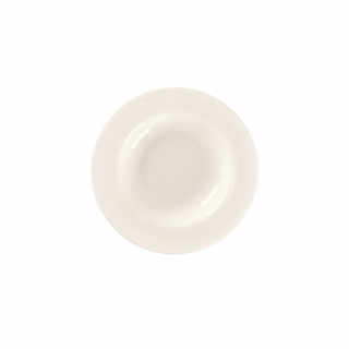 RAK Porcelain Bravura hluboký talíř s okrajem 23 cm – kostní porcelán, bílý