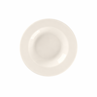 RAK Porcelain Bravura hluboký talíř s okrajem 28 cm / 38,3 cl – kostní porcelán, bílý