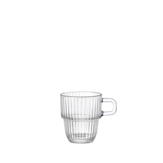 Bormioli Rocco BARSHINE – sklenice na espresso 8,9 cl, stohovatelná, tvrzené sklo