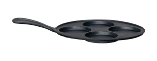 Litinová pánev na lívance / bliny – 4 kusy, Ø 24 cm (152100)