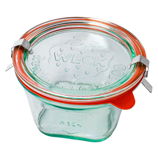 Zavařovací sklenice WECK Quadro 290 ml, set 6 ks