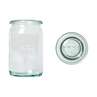 Zavařovací sklenice WECK Mini Zylinder 145 ml s víčkem, set 12 ks